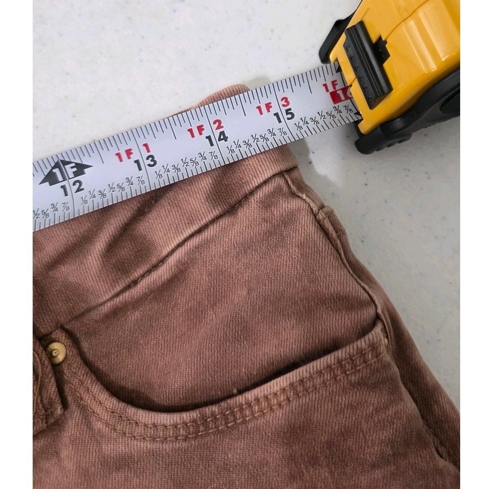 Kut Meg Fab Ab Wide Leg Jeans Womens 6 29x27 High Rise Raw Hem Stretch Mauve - Picture 7 of 16